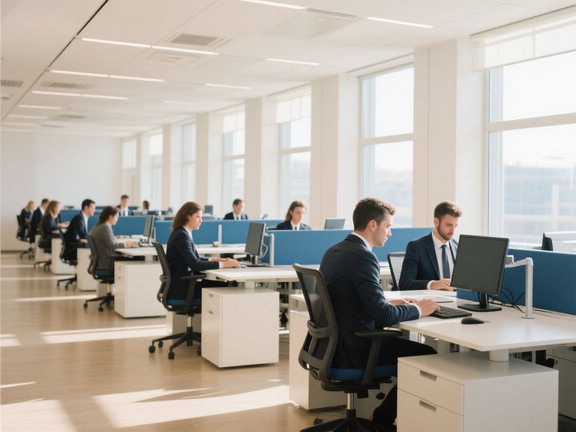 Equipo de trabajo de Spenda en oficina